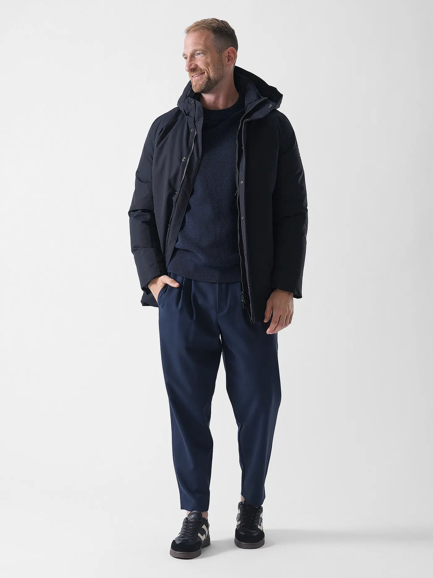ECOALF | Parka PARKOALF | schwarz